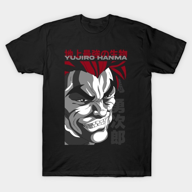 Yujiro Hanma T-Shirt by NightHunter